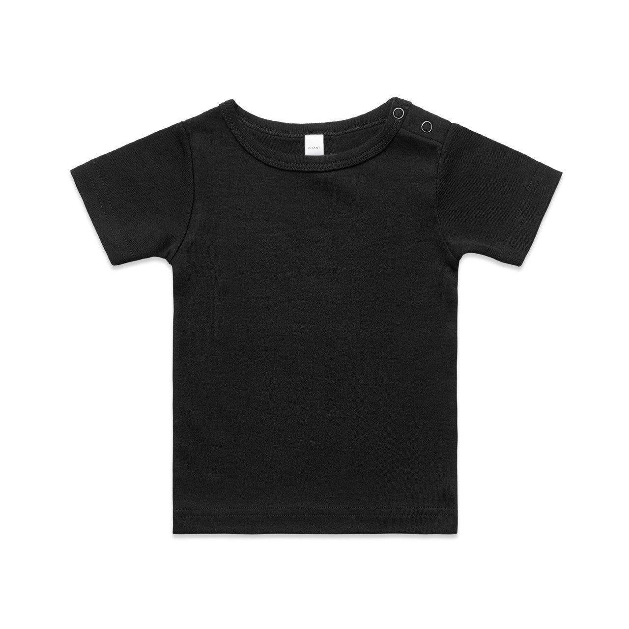 AS Colour Custom Organic Infant Wee Tee - 3001 (Black)