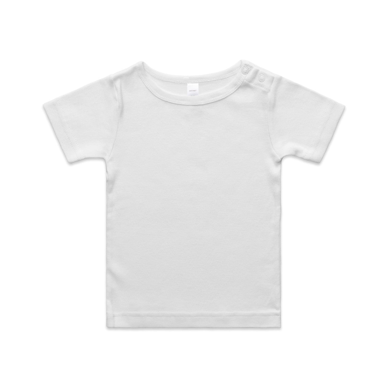 AS Colour Custom Organic Infant Wee Tee - 3001 (White)