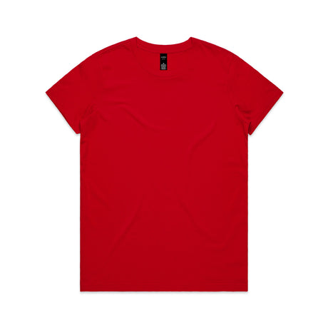 AS Colour Custom Wo's Maple Tee - 4001 (Red)