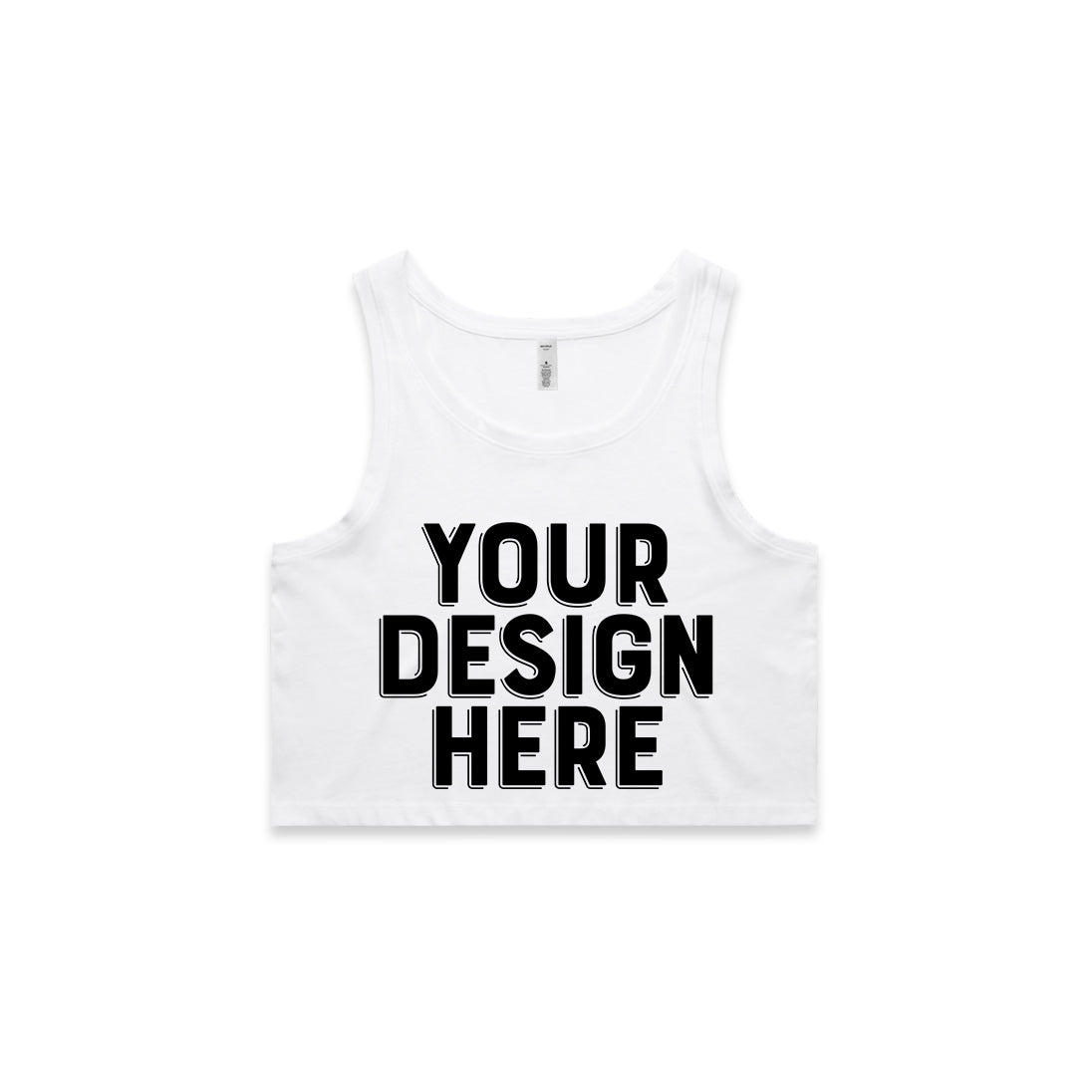 AS Colour Custom Wo's Crop Singlet