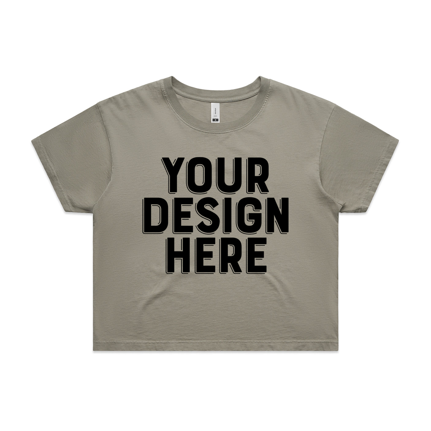 AS Colour Custom Wo's Faded Crop Tee