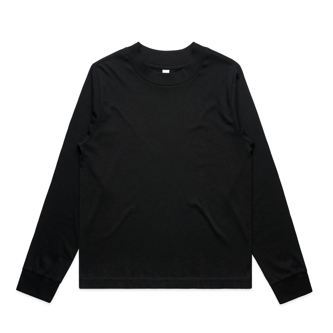 AS Colour Custom Wo's Mock L/S Tee - 4070 (Black)