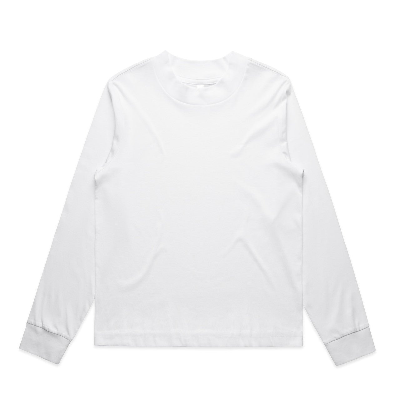 AS Colour Custom Wo's Mock L/S Tee - 4070 (White)