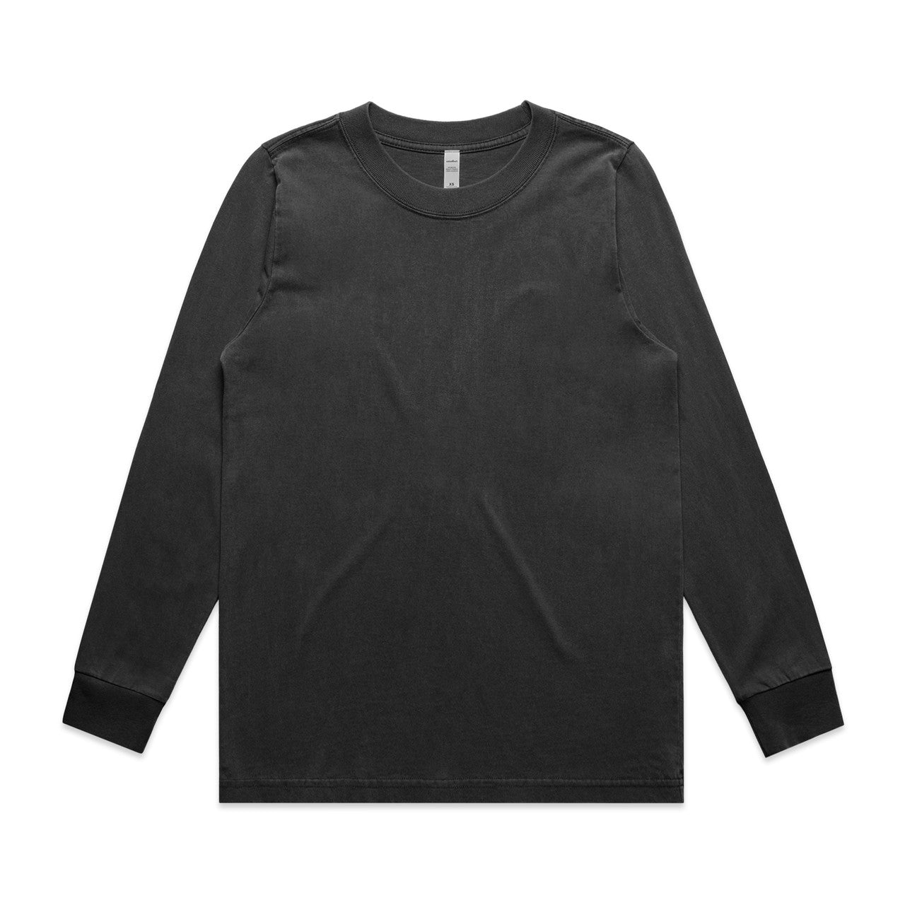 AS Colour Custom Wo's Heavy Faded L/S Tee - 4083 (Faded Black)