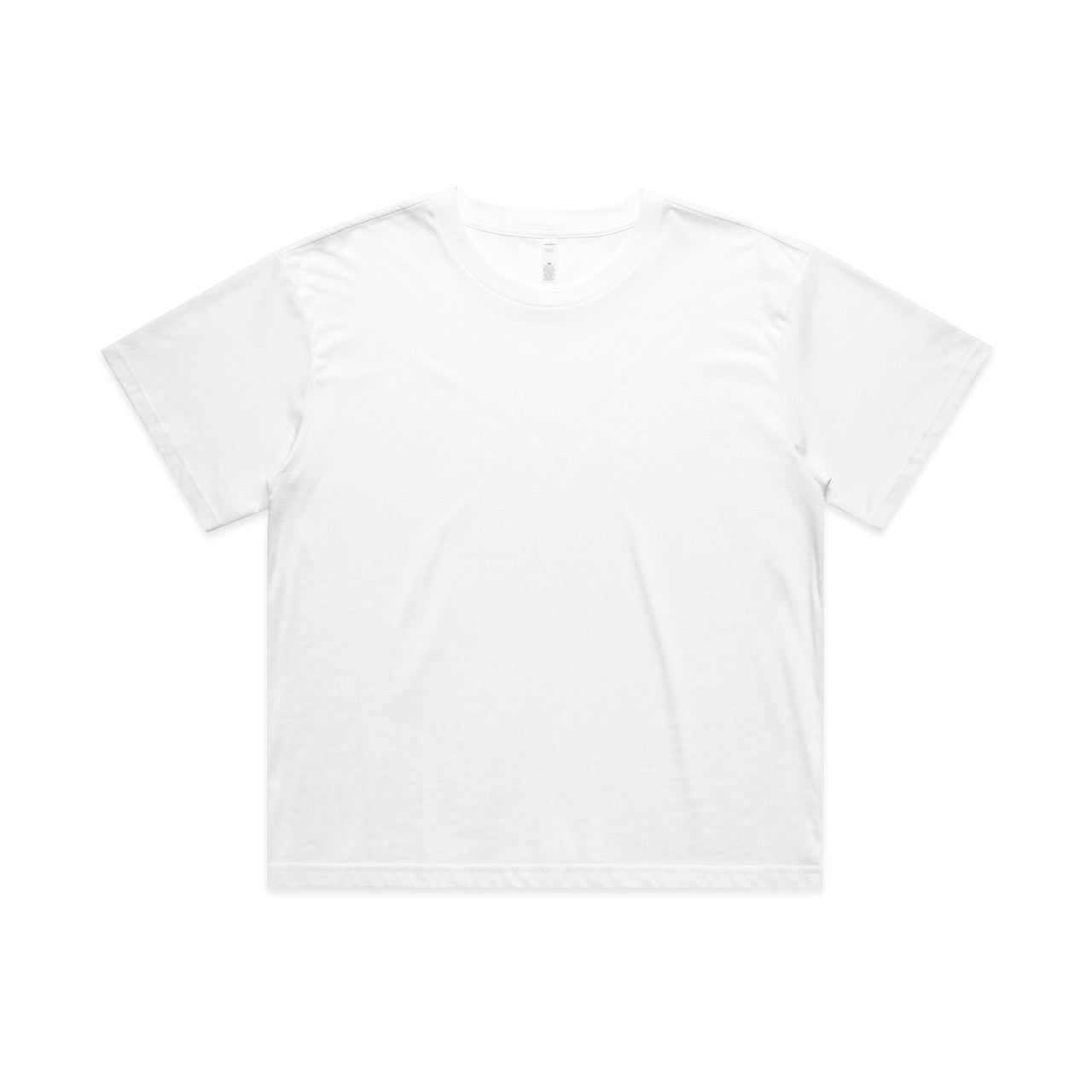 AS Colour Custom Wo's Martina Crop Tee - 4093 (White)