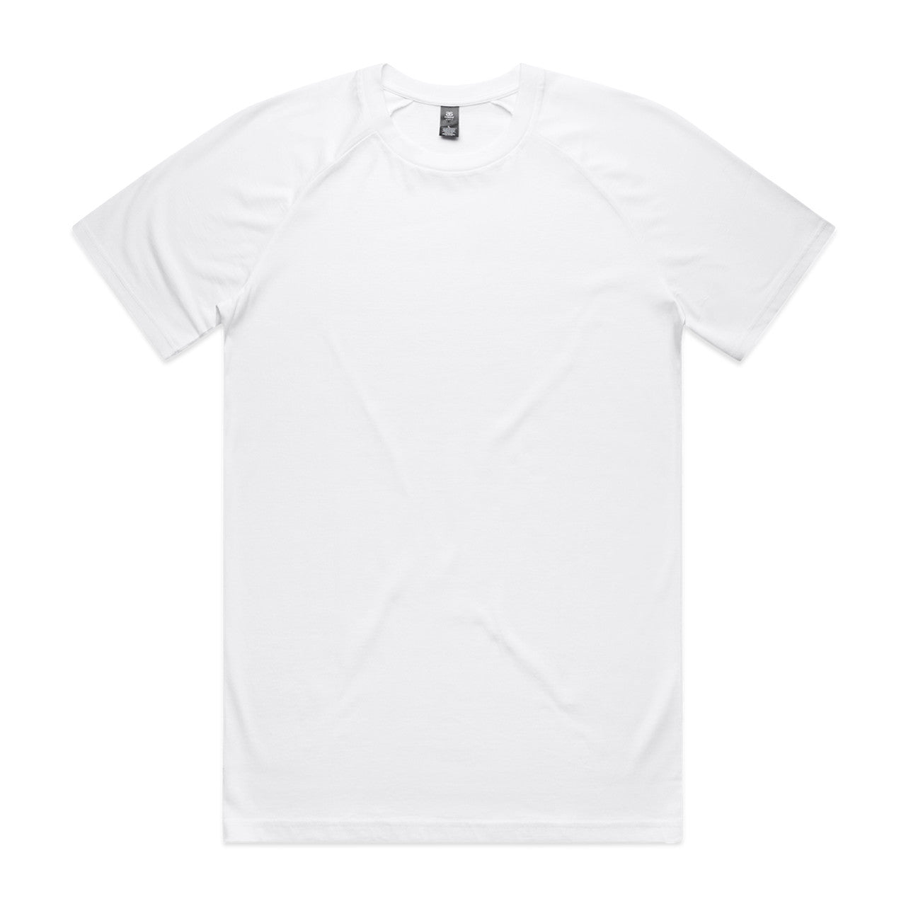 AS Colour Custom Staple Raglan Tee - 5001R (White)