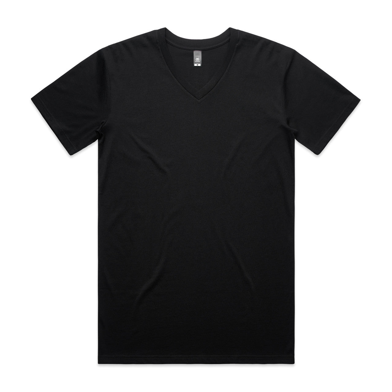 AS Colour Custom Staple V Neck Tee - 5001V (Black)