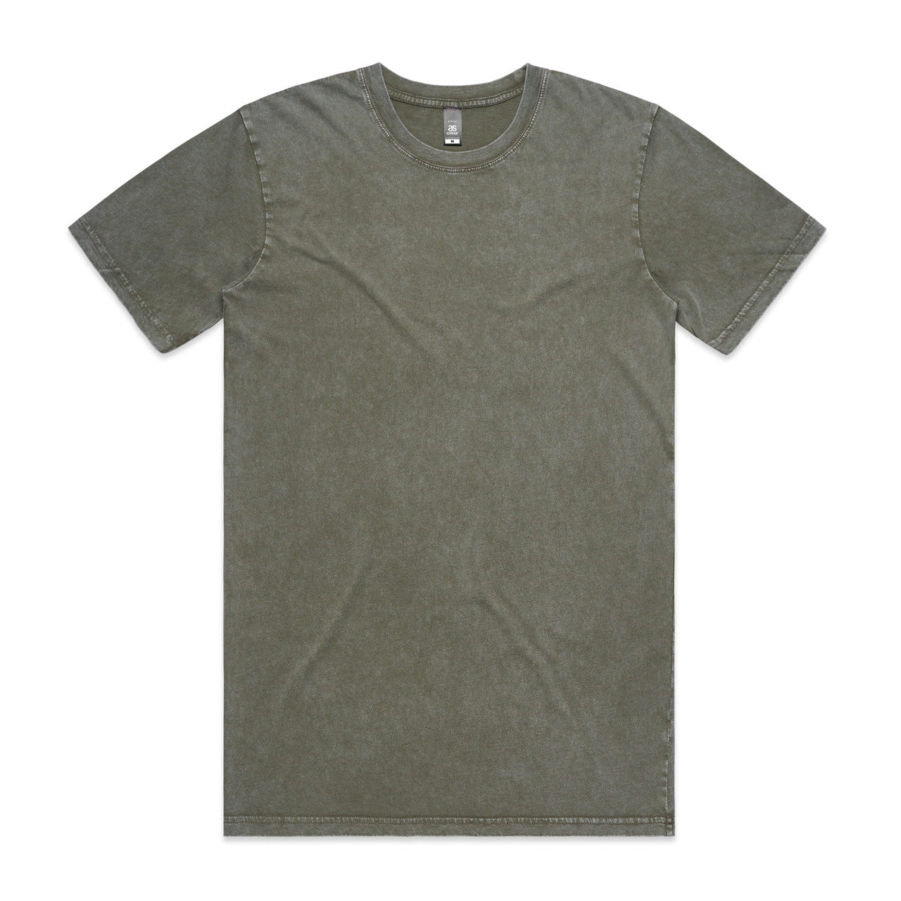 AS Colour Custom Staple Stone Wash Tee - 5040 (Moss Stone)