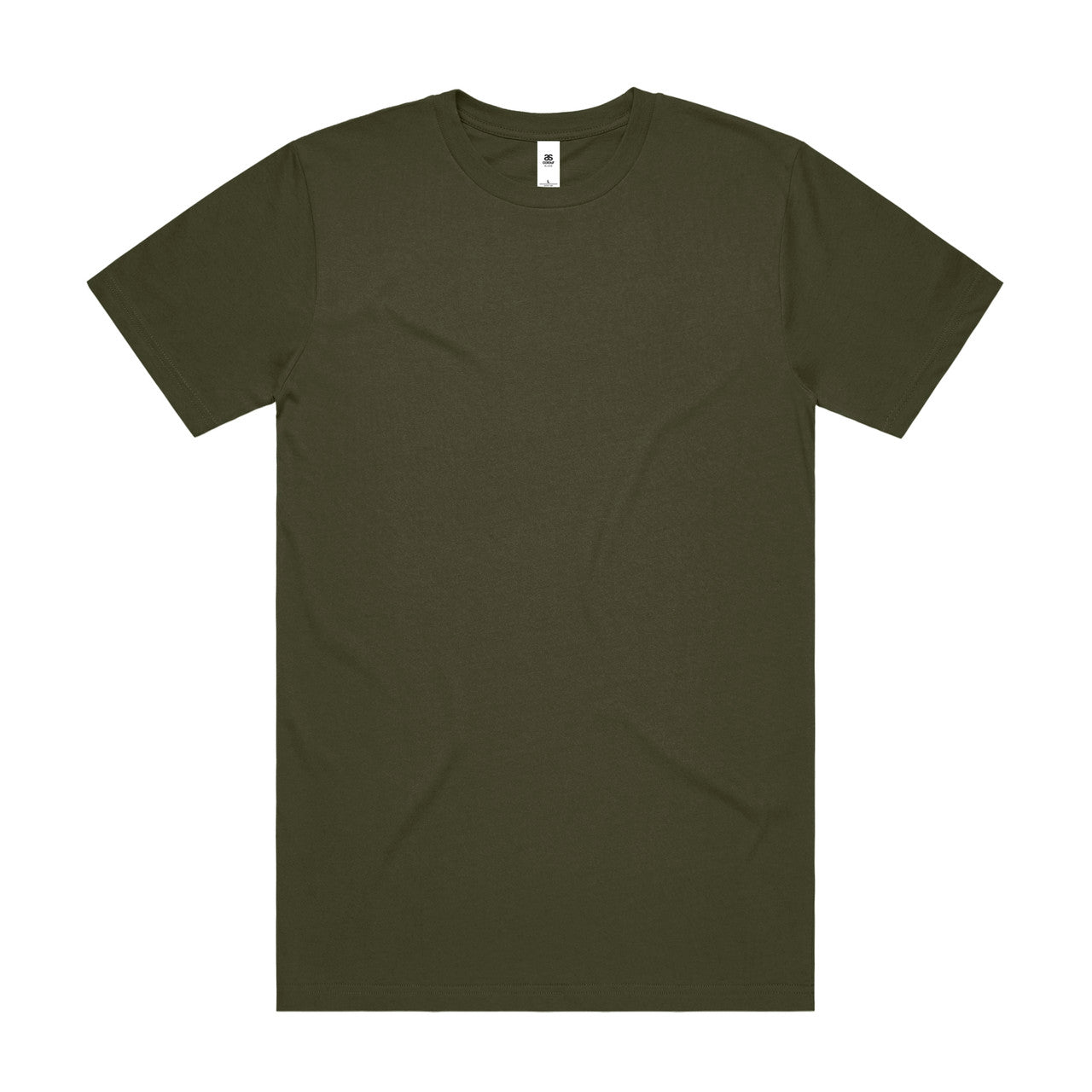 AS Colour Custom Block Tubular Tee - 5050T (Army)
