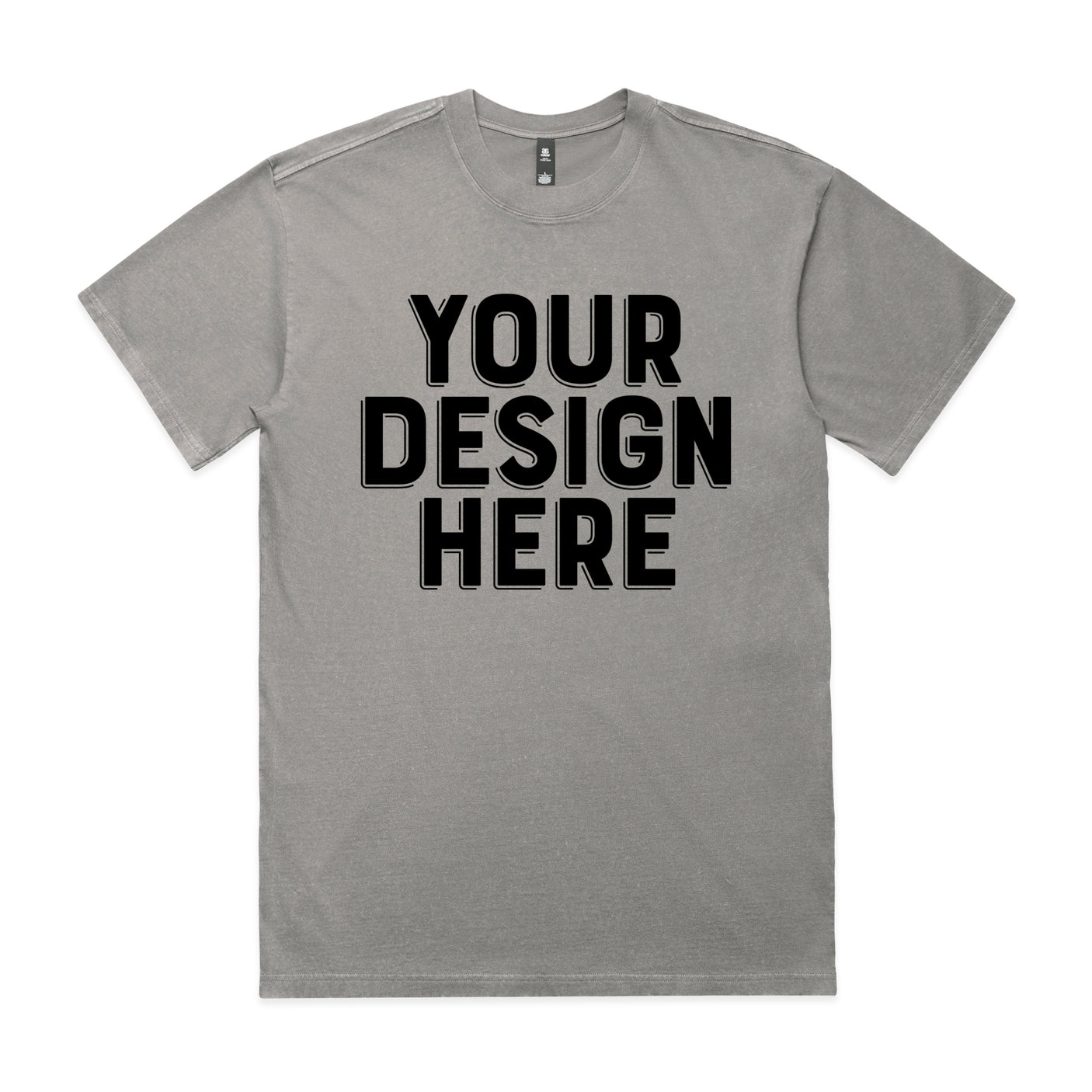 AS Colour Custom Stone Wash Heavy Tee