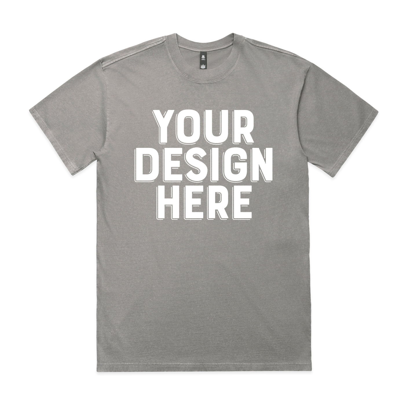 AS Colour Custom Stone Wash Heavy Tee