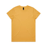 AS Colour Custom Wo's Maple Tee - 4001 (Mustard)