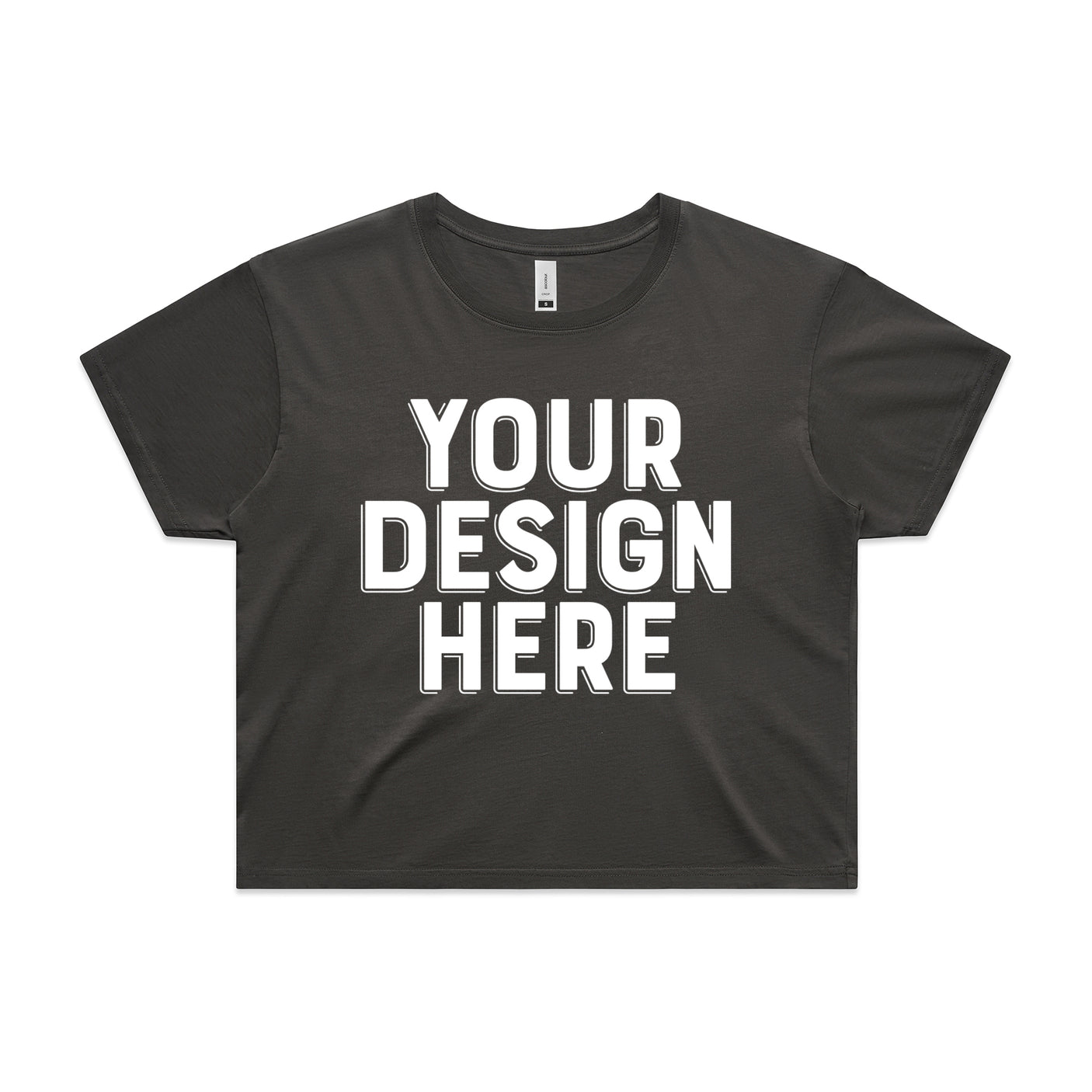 AS Colour Custom Wo's Faded Crop Tee