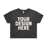 AS Colour Custom Wo's Faded Crop Tee