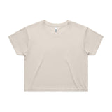 AS Colour Custom Wo's Crop Tee - 4062 (Bone)