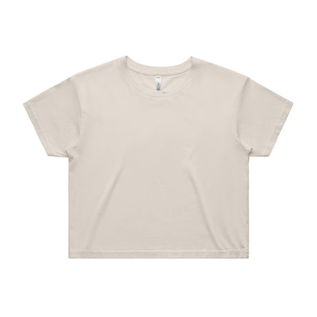 AS Colour Custom Wo's Crop Tee - 4062 (Bone)