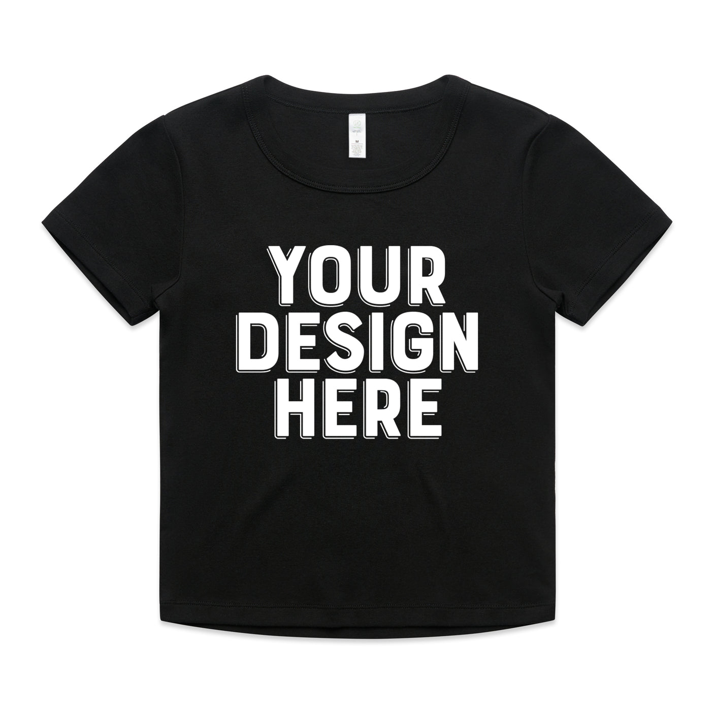 AS Colour Custom Wo's Organic Rib Baby Tee