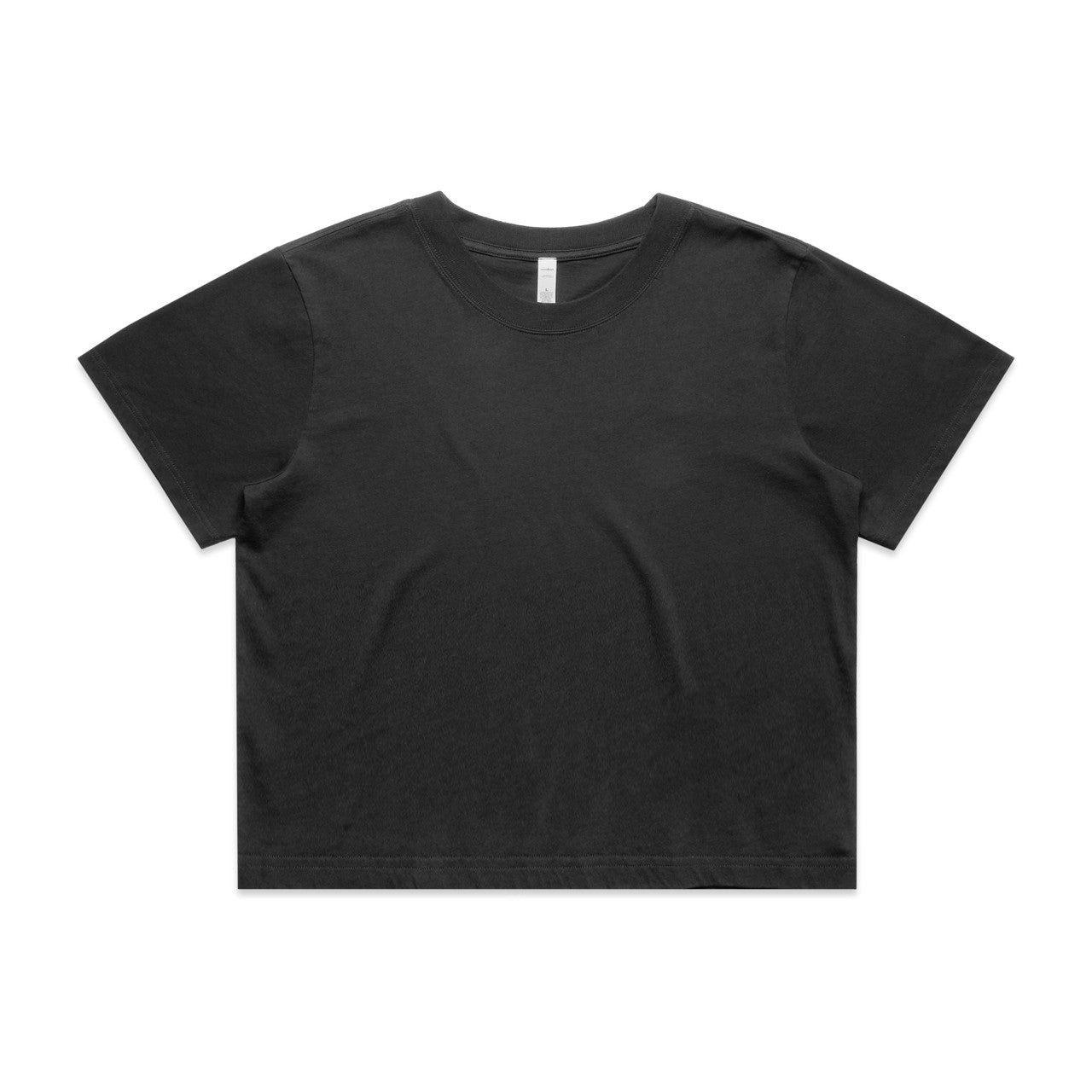 AS Colour Custom Wo's Heavy Faded Crop Tee - 4089 (Faded Black)