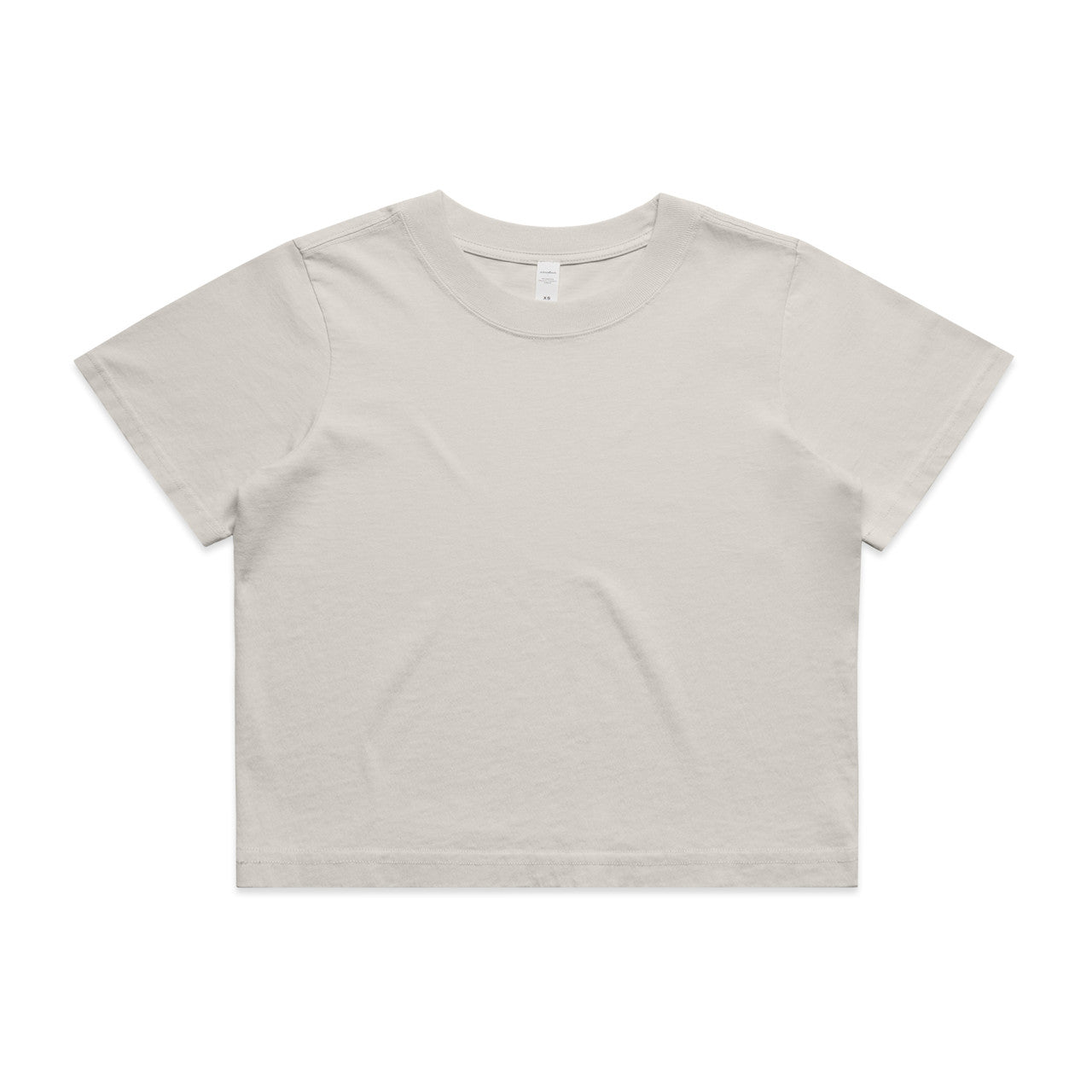 AS Colour Custom Wo's Heavy Faded Crop Tee - 4089 (Faded Bone)