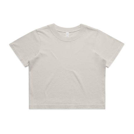 AS Colour Custom Wo's Heavy Faded Crop Tee - 4089 (Faded Bone)