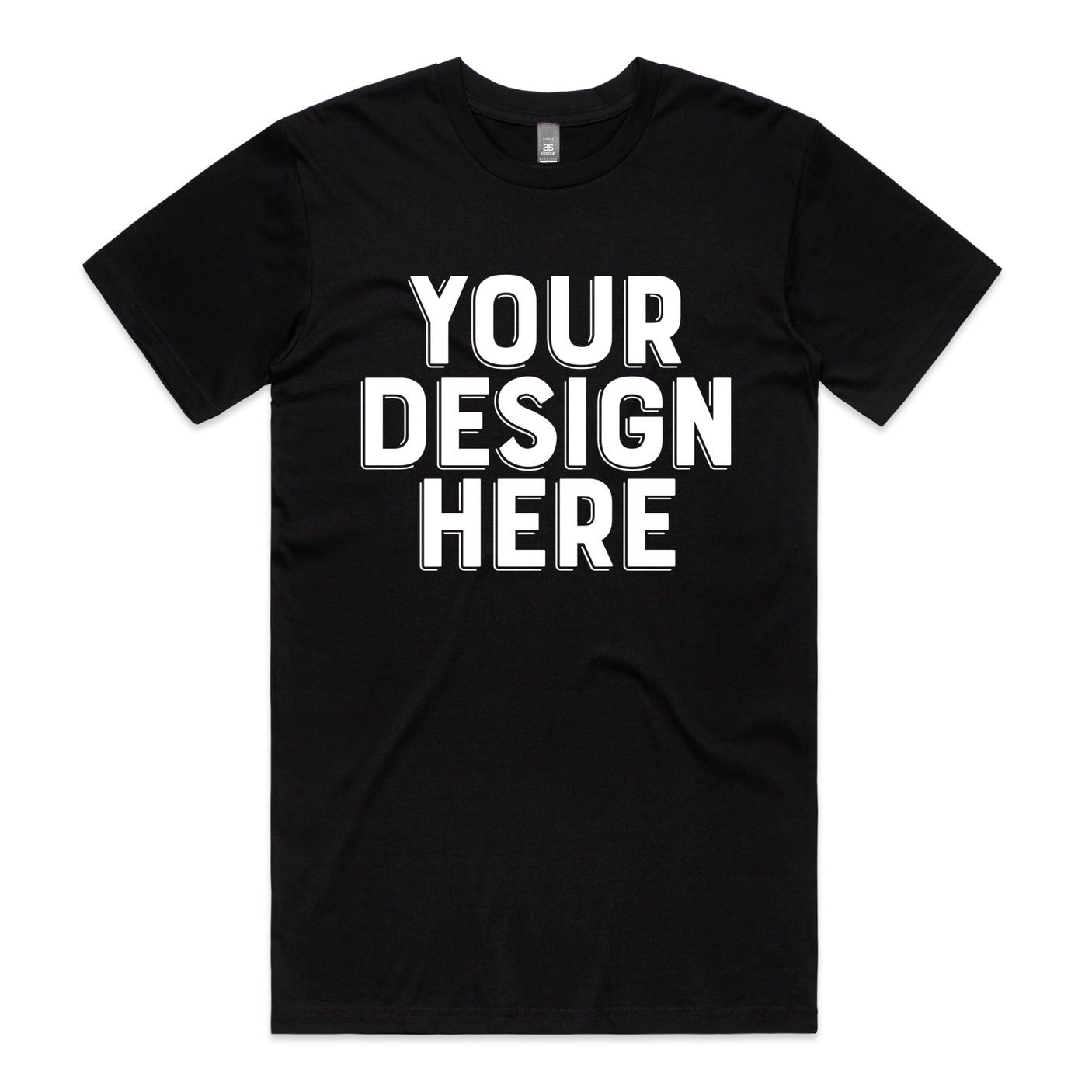 AS Colour Custom Staple Plus Tee [+5cm]