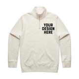 AS Colour Custom Stencil Half Zip Crew